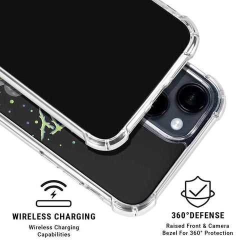 Adult Swim Rick and Morty Spaceship iPhone 15 Clear Case